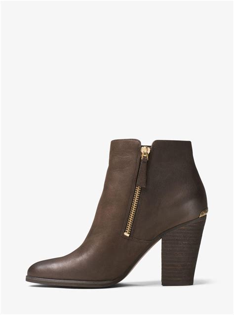 denver leather ankle boot michael kors|michael kors designer boots.